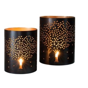 Portavelas Votivo de Metal con Acabado Antiguo, Decoración para el Hogar, Accesorio de Iluminación, Precio de Mayorista - Product Image 5