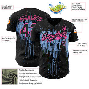 Ensemble de maillots de baseball et de softball en polyester respirant à sublimation, imprimé par transfert thermique, grandes tailles, 100 % polyester, pour l'entraînement - Product Image 2