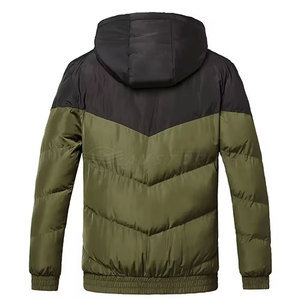 Chaqueta acolchada de poliéster personalizada al mejor precio para hombre, chaqueta acolchada teñida lisa en línea, chaqueta acolchada para hombre - Product Image 6