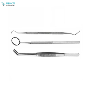 Ensemble de 7 Curettes dentaires de qualité supérieure-Curettes orthodontiques en acier inoxydable - Product Image 1