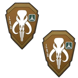 Écusson de vêtements en caoutchouc de silicone 3D personnalisé Velcra pressé chapeau de créateur décoratif insignes en caoutchouc pour vêtements de sac à dos - Product Image 4