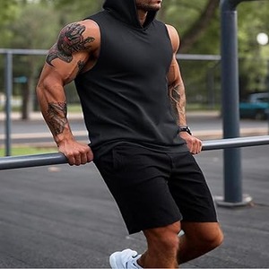 Vente en gros de débardeurs sans manches coupe régulière à séchage rapide personnalisés de haute qualité, délavés à l'acide, fabriqués par vêtements de sport - Product Image 5