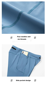 Pantalones cortos de compresión de tendencia para hombre, medias de culturismo de secado rápido, mallas cortas para Fitness, cintura elástica, pantalones cortos deportivos para gimnasio y correr para hombre - Product Image 4