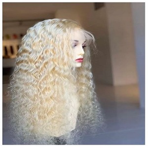 Peluca de cabello humano sin procesar de encaje suizo HD, peluca de cabello humano con encaje suizo rizado HD sin pegamento, peluca de encaje suizo HD rizado de densidad 180% - Product Image 5