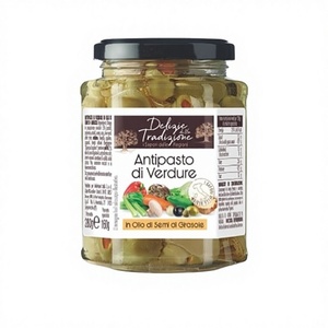 Delizie Tradizionali a Basso Contenuto di Sale 314 ml Snack di Frutta e Verdura dalla Consistenza Semi-Morbida in Olio di Semi di Girasole Confezione da 8 Pezzi - Product Image 1