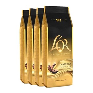 L'Or Crema absolu Classique เมล็ดกาแฟ1กก. คุณภาพระดับพรีเมียมรสชาติสมดุลผสมผสานกลิ่นหอมเหมาะสำหรับบ้านสำนักงาน - Product Image 4