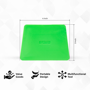 Raspador trapezoidal Clayton Car Care (CL-414) sin tela, de plástico altamente duradero y herramienta multiusos para películas para ventanas - Product Image 4