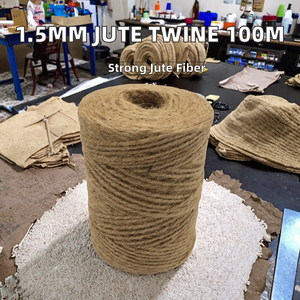 Cordel de Yute 100% Natural, Color Marrón, Cordel de Yute Grueso, Cordel para Manualidades y Embalaje, Fibra de Sisal 100% Natural de Alta Calidad - Product Image 3