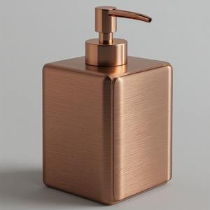 Distributeur de savon de salle de bain en acier inoxydable moderne et élégant, design poli, construction durable, caractéristiques écologiques pour les tendances actuelles - Product Image 5