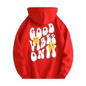 เสื้อฮู้ดฟลีซแบบยูนิเซ็กซ์ 3 มิติ พร้อมโลโก้สั่งทำพิเศษ สไตล์ไฮสตรีทรักษ์โลกสำหรับฤดูหนาว - Product Image 2