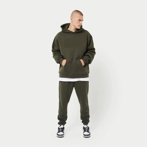 Sweats à capuche surdimensionnés de haute qualité pour hommes Sweatshirts à manches régulières Sweats à capuche d'hiver personnalisés avec logo imprimé - Product Image 3