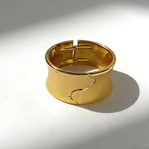 Brazalete de Cobre Vintage de Moda para Unisex, Joyería de Muñeca de Metal Pulido, Color Oro y Plata, para Aniversario u Ocasiones Especiales - Product Image 6