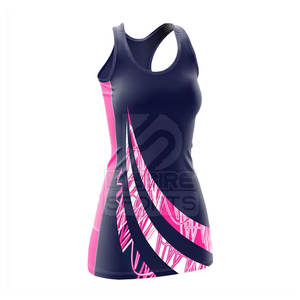 Uniforme de Netball Personalizado al por Mayor, Impreso, Transpirable, de Secado Rápido, Material de Poliéster, Profesional, de Alta Calidad para Mujeres Adultas - Product Image 2