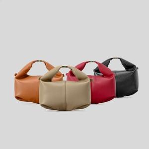 Bolso de mano de cuero para mujer de buena calidad, venta en línea, bolso de mano de cuero de Color sólido, bolso de mano de cuero para mujer - Product Image 1