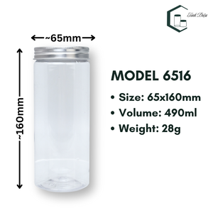 Transparent <b>PET</b> <b>Food</b> Bottles with Screw Cap 75 mm Diameter Wide Mouth Customizable TINH DIEU VIETNAM Wholesale Manufacturer - Product Image 2
