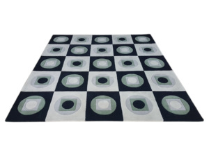 Newest Trending High Tufted Wool Carpet Custom Handmade Kitchen Rug Artisan Embroidered Design Loop <b>Pile</b> Technique Factory - Product Image 2