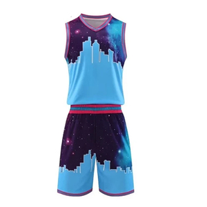 Conjunto de uniformes de baloncesto de secado rápido de alta calidad OEM al por mayor ropa deportiva de poliéster Bsci talla XS transpirable de alta calidad - Product Image 4