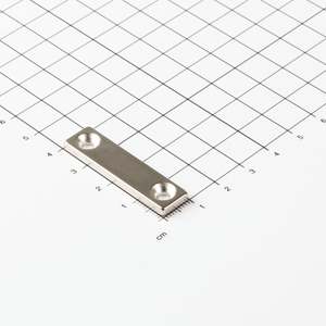 Magnete a blocco in neodimio 40x10x3mm con recessione conica - Product Image 1