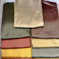 Tissu Jacquard Tissé 150D de Haute Qualité Imprimé Soie Biologique/Coton Brocart Floral pour Robes Filles Garçons et Kits de Tissus Pré-découpés pour Tapisserie