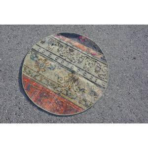 Alfombra de lana turca moderna Vintage de 220 pies cuadrados, Beige sobre Beige, área grande con respaldo de látex de tejido plano para decoraciones de sala de estar - Product Image 2