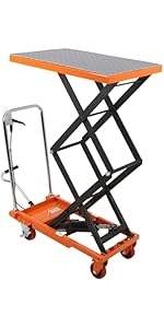 Mesa elevadora para almacén de fábrica, oficina, <span class=keywords><strong>Mini</strong></span> máquina elevadora hidráulica, mesa elevadora de tijera eléctrica Manual de 1000Kg - Product Image 2