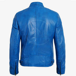 Factory Direct Sale Men Leather <b>Jacket</b> <b>Light</b> <b>Weight</b> Men Leather <b>Jacket</b> <b>Plus</b> <b>Size</b> Leather <b>Jacket</b> - Product Image 6