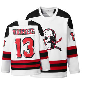 Camiseta de hockey sobre hielo de malla totalmente poliéster al por mayor, camiseta de práctica de sarga de aparejos de hockey sobre hielo fabricada en Pakistán - Product Image 5