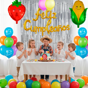 Set di 51 Palloncini in Lattice a Tema Frutta, Kit Decorativo per Feste di Compleanno - Product Image 1