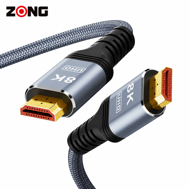 ZONG Factory Wholesale 8K HD Cable 4K 120Hz HDMI-Compatible 2.1 Cable 8K Ultra High Speed HDR EARC HDMI Cable
