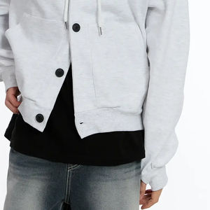 Sudadera con Capucha de Invierno para Hombre, con Cierre de Botones, Diseño de Logotipo Personalizado, Precio Económico, Colección de Invierno, Tendencia, Precio al por Mayor para Compradores al por Mayor - Product Image 4