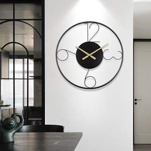 Large Open Frame Metal <b>Wall</b> <b>Clocks</b> with <b>Vintage</b>-inspired Designs and Rustic Charm for Country Homes - Product Image 6