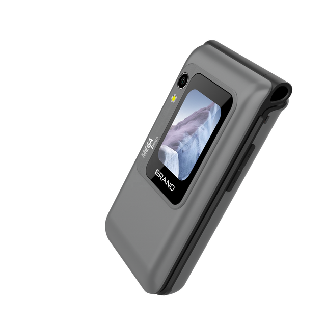 4G VOLTE Easy to Use Big Button Elderly Flip Mobile Phone with HAC