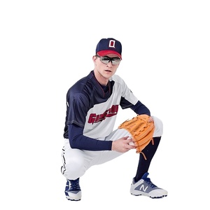 Dernière conception d'uniforme de baseball pour adultes, vêtements d'entraînement confortables de grande taille à faible quantité minimale de commande, marque privée personnalisée - Product Image 2