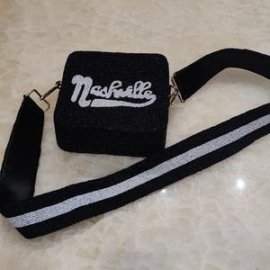 Bolso de Mano Tipo Clutch con Cuentas de Lujo Hecho a Mano para Mujer, para Fiesta, Boda, Banquete, con Correa Bordada con Lentejuelas, Personalizable - Product Image 6