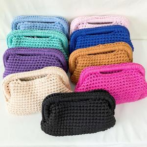 Nuevo Bolso de Ganchillo para Mujer, Hecho a Mano, con Cubierta de Poliéster, Bolso de Hombro con Cadena, Bolso Tipo Nube, Bolso de Mano, Estilo Urbano y Sencillo - Product Image 5