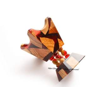 Faizacraft Wholesale Luxury Arabic Bakhoor Incense <b>Burner</b> <b>Wood</b> & Resin Mabkhara <b>for</b> Home Decor Aromatic Use - Product Image 2