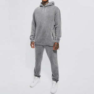 Custom Street Wear Pantalones de chándal y Sudadera con capucha Conjunto Chándales Sudaderas con capucha transpirables Hombres Conjuntos de chándal al por mayor OEM - Product Image 5