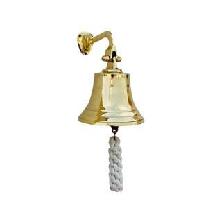 Precio al por mayor, campana antigua, accesorios de decoración de pared, campanas de puerta de latón de estilo náutico, campanas antiguas hechas a mano, lo último - Product Image 5