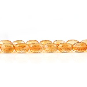 Citrine naturelle jaune, lisse, facettée, forme tambour, taille libre, pierre précieuse en vrac pour bijoux, 100 % authentique, certifiée par un tiers, pour la création de bijoux - Product Image 2