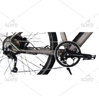 Vélo Électrique de Montagne 21 Vitesses, Cadre en Aluminium, Moteur Central, Batterie Lithium Intégrée 10.4Ah 36V 250W, Frein à Disque Électronique, Capteur