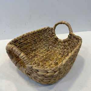 Panier de rangement ovale de luxe en jacinthe d'eau, écologique, fabrication de précision, léger, taille S, usage polyvalent - Product Image 3