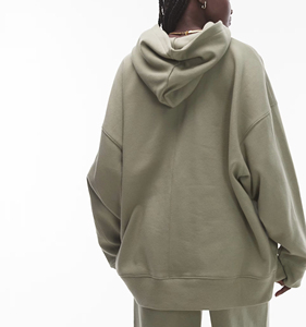 Meilleure vente solide sweats à capuche pour femmes 100% coton polaire Type de tissu pull à capuche léger Quickdry Logo personnalisé - Product Image 4