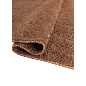 Alfombra Hula Roja y Naranja Anudada a Mano de Yute y Cáñamo, Alfombra de Color Sólido para Sala de Estar, para Uso Doméstico PKJT-120 - Product Image 2