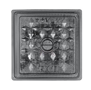 Couverture de fossé de drainage carrée en FRP noire, plaque de couverture d'eaux usées, garage souterrain, couverture d'eau de pluie, couvercle de regard, écologique - Product Image 1