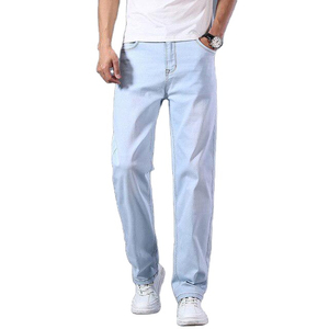 Pantalones Vaqueros Personalizados al por Mayor, 100% Algodón, Pantalones Vaqueros Elásticos y Suaves para Hombre, Color, Talla y Estilo Personalizables, OEM ODM - Product Image 4