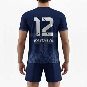 Uniforme de Fútbol Profesional para Equipo, Conjunto Deportivo Cómodo, Impreso, Transpirable, Sin Mangas, Cintura Elástica, 100% Poliéster - Product Image 3