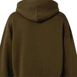 Sweat à capuche surdimensionné pour hommes vierge sweat à capuche 400gsm résistant 100% coton pull sweat couleur personnalisée sweats à capuche mélangés en coton - Product Image 2