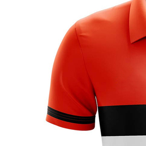 Polo de golf à séchage rapide personnalisé de conception OEM Logo Nouveau 2024 88% Polyester 12% Spandex Design Sublimation Patterns Hommes Polo imprimé - Product Image 5