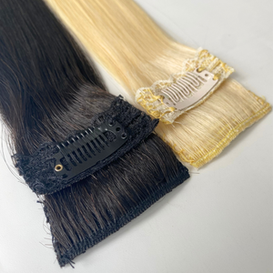 Clip sans couture de cheveux Remy de luxe de qualité supérieure en gros d'usine dans l'extension de cheveux 100% cheveux humains - Product Image 6