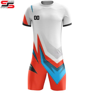Conjunto de camisetas de fútbol personalizable, kits de fútbol personalizados para hombre, uniforme de fútbol liso de poliéster 100%, cómodo - Product Image 1
